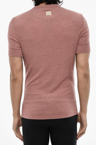 Ribbed Underwear Crew-neck T-shirt