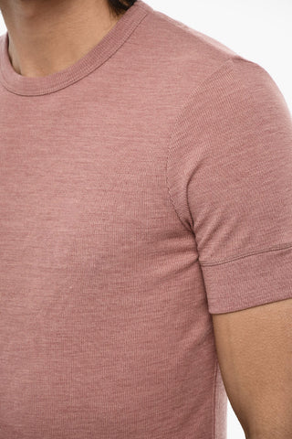 Ribbed Underwear Crew-neck T-shirt