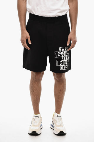 Cotton ICON Shorts with Hem Monogram