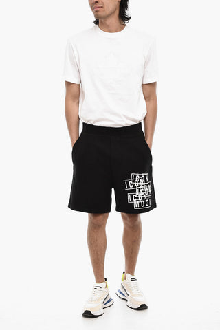 Cotton ICON Shorts with Hem Monogram