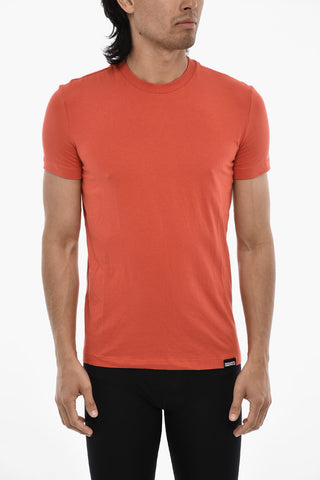 Solid Color Underwear Crew-neck T-shirt