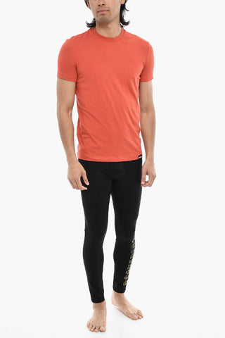 Solid Color Underwear Crew-neck T-shirt