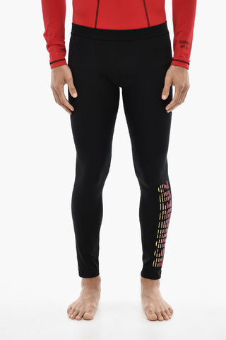 Leggings Sportivi in Nylon Stretch