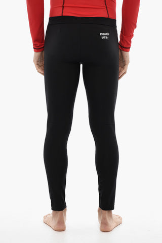 Leggings Sportivi in Nylon Stretch