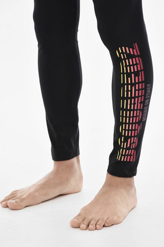 Leggings Sportivi in Nylon Stretch