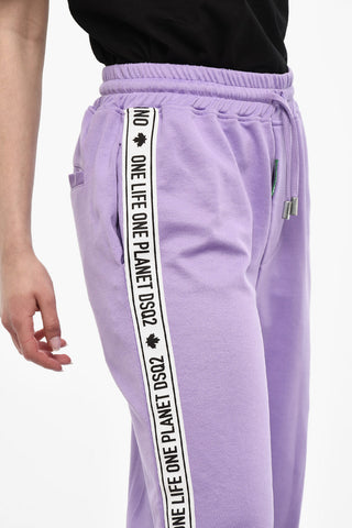 Joggers a 3 Tasche con Banda Logata Laterale
