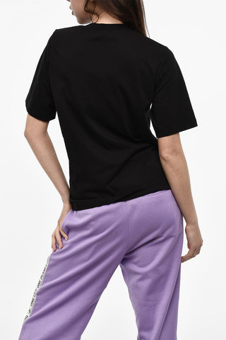 Rundhals-T-Shirt Mit Frontmonogramm