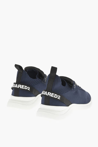 Sock Low-Top FLY Sneakers With Printed Logo