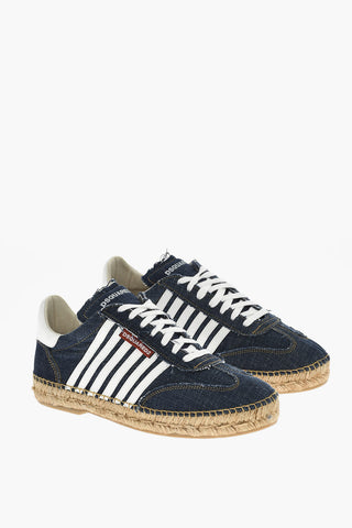 Denim Espadrillas Low-Top Sneakers