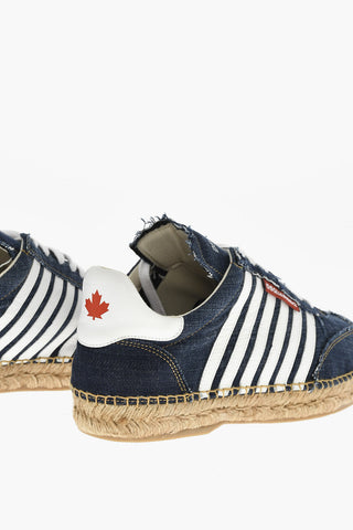 Denim Espadrillas Low-Top Sneakers