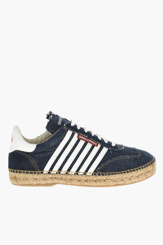 Denim Espadrillas Low-Top Sneakers