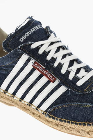 Denim Espadrillas Low-Top Sneakers