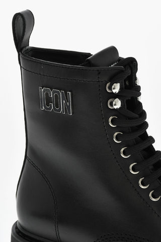 Leder-Schnürstiefel ICON CLUBBING Mit Seitlichem Reißverschluss