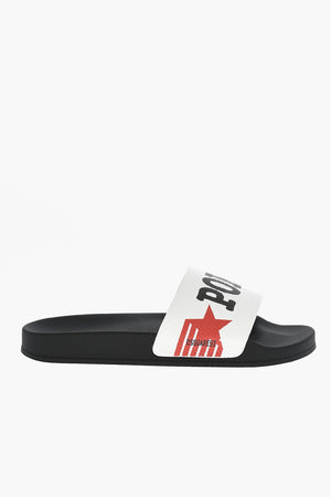 Slides Stampate ROCCO In Pelle Martellata