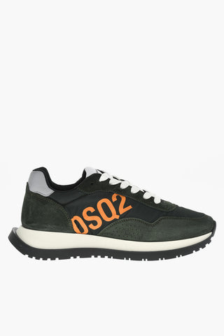 Low-Top RUNNING Sneakers With Logo Print