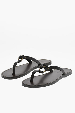 Flip-Flop Leather Sandals