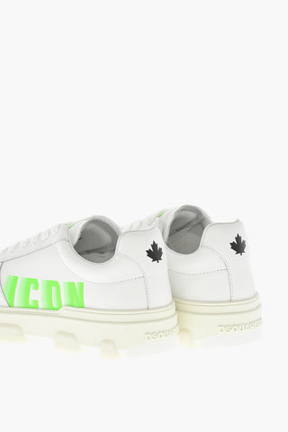 Low-Top Sneakers BASKET Leather With Logo Print