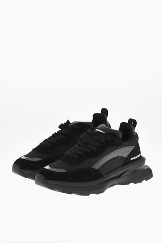 Low-Top SLASH Sneakers With Leather Details