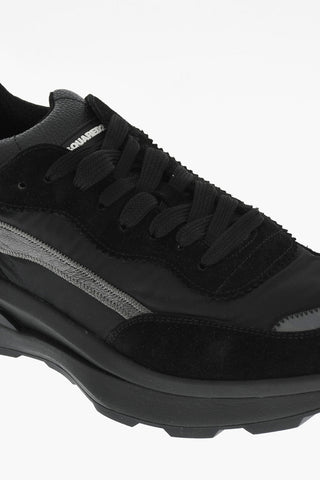 Low-Top SLASH Sneakers With Leather Details