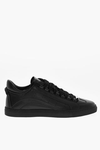 Nabuk Low-Top Lace-Up Sneakers
