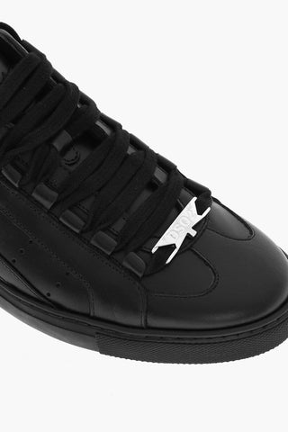 Nabuk Low-Top Lace-Up Sneakers