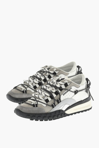 Leather LEGEND Low-Top Sneakers With Mountain Laces