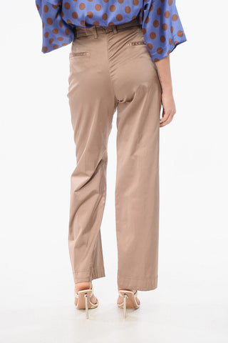 Cropped Wide-leg Pants