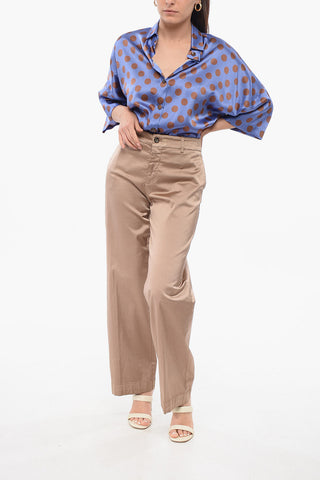 Cropped Wide-leg Pants