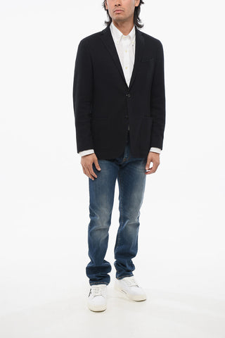 Cotton Welt-pocket Blazer