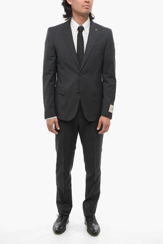 CC COLLECTION Virgin Wool RESET Suit with Flap Pockets