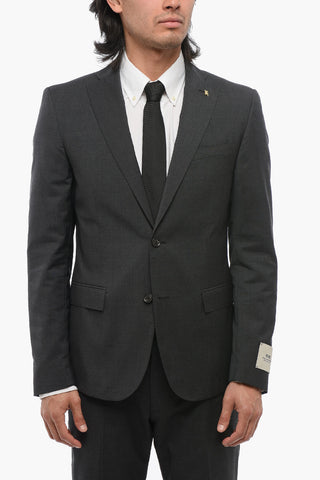 CC COLLECTION Virgin Wool RESET Suit with Flap Pockets