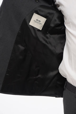 CC COLLECTION Virgin Wool RESET Suit with Flap Pockets