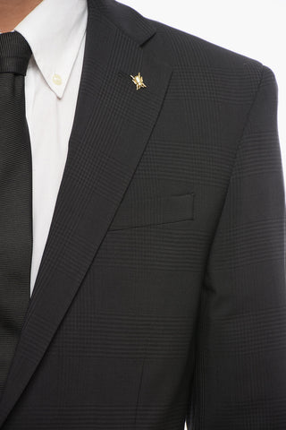 CC COLLECTION DIstrict Check REFINED Virgin Wool Suit