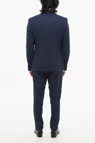 CC COLLECTION Wool Blend RESET Pinstriped Suit