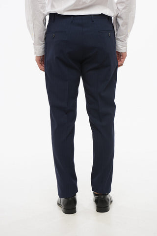 CC COLLECTION Wool Blend RESET Pinstriped Suit