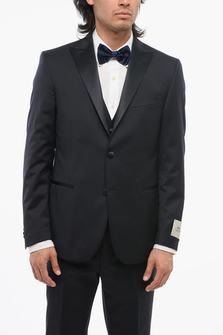 CC COLLECTION Satin Peak Lapel RIGHT Ceremony Suit