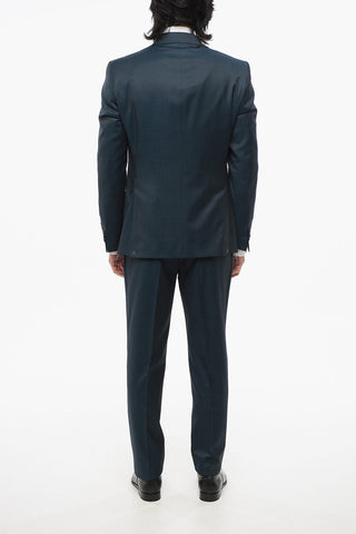 CC COLLECTION 3-Piece REFINED Suit with Peak Lapel