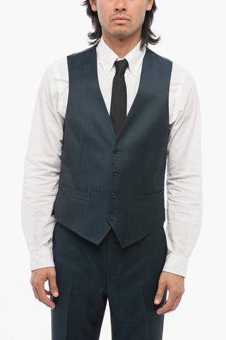 CC COLLECTION 3-Piece REFINED Suit with Peak Lapel