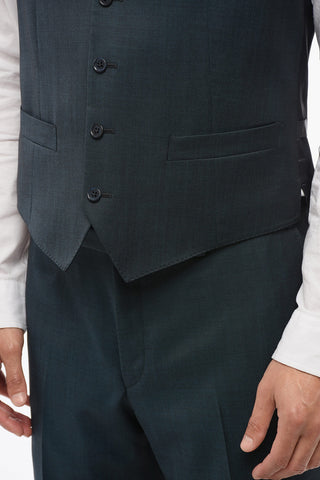 CC COLLECTION 3-Piece REFINED Suit with Peak Lapel