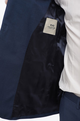 CC COLLECTION Abito Slim Fit RESET in Lana Vergine