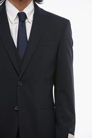 CC COLLECTION 3-Piece REFINED Virgin Wool Suit