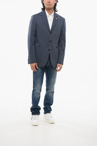 Blazer CIRCLE in Cotone con Tasche a Filo