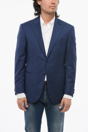 CODE Blazer aus Schurwolle mit Spitzrevers