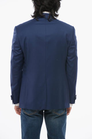 CODE Blazer in Lana Vergine con Rever a Lancia