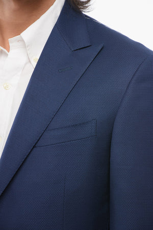 CODE Blazer aus Schurwolle mit Spitzrevers