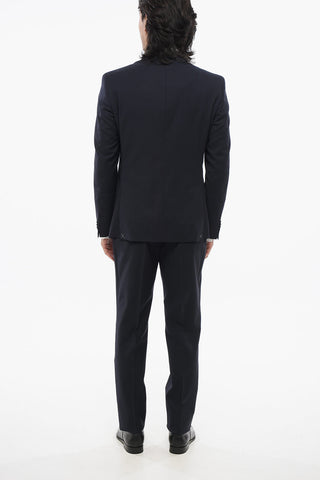 CC COLLECTION 3-Piece REFINED Jacquard Wool Blend Suit