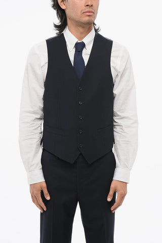 CC COLLECTION 3-Piece REFINED Jacquard Wool Blend Suit