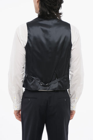 CC COLLECTION 3-Piece REFINED Jacquard Wool Blend Suit