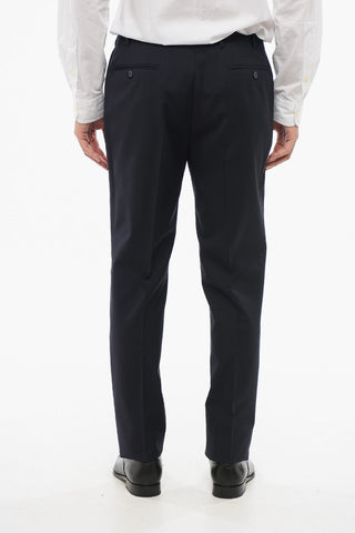 CC COLLECTION 3-Piece REFINED Jacquard Wool Blend Suit
