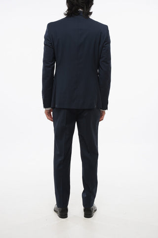 CC COLLECTION Virgin Wool REFINED Suit with Micro Houndstooth Motif